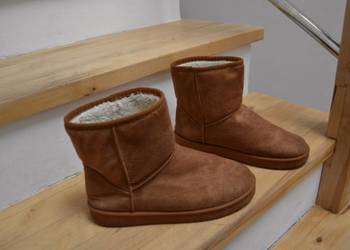 camelowe śniegowce buty na zimę a la emu 39
