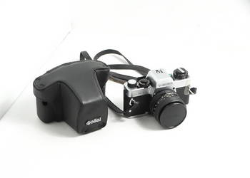 Unikatowy ROLLEIFLEX SL35 E + obiektyw Planar 1.8/50 – Sprawny, z kliszą!