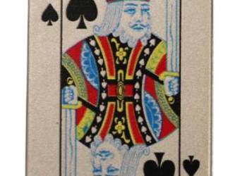 Zapalniczka Gazowa w kształcie Talii Kart z Regulacją Płomienia Król Pik