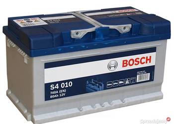 Akumulator Bosch 80Ah 740A EN S4010 PRAWY PLUS