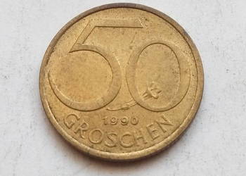 Moneta 50 Groschen 1990r.