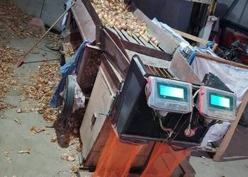 Wagoworkownica do kombajnu anna i do obcinaczki i do sortownika cebuli