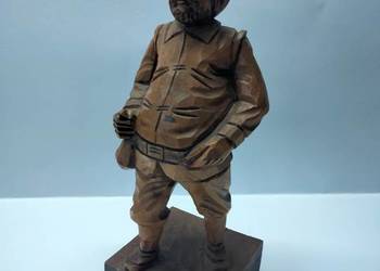 Sancho Pansa -rzeźba - lite drewno