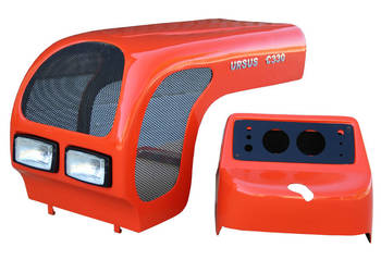 Maska z pulpitem do ciągnika C-330 kolor RAL 3020