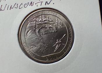 Stare monety 1/4 dolar 2018 D Wyspy Apostolskie USA