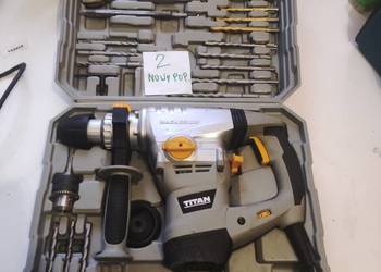 Młotowiertrka Młot udarowy SDS PLUS 1500W 8J +Wiertła Dłuta Titan TTB631SDS
