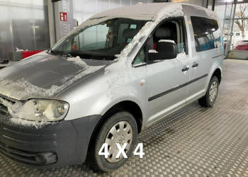 Volkswagen Caddy 4Motion, Klimatyzacja, Podgrz. fotele, 2 kpl. kół, Hak ho…