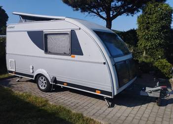 Przyczepa kempingowa KIP - lekka DMC 750 kg, 2001 rok