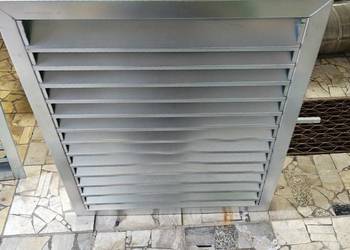 Przepustnica Plus aluminiowa 600x714-P zestaw z kratą