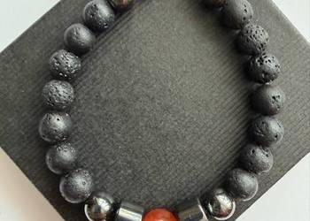 Bransoletka męska  z kamieni naturalnych