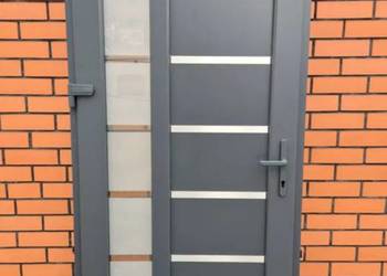Drzwi INOX Antracyt 100x210 nowe drzwi pcv