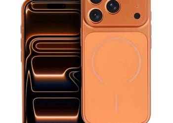 Futerał do iPhone 17 PRO Make 17 zgodny z MagSafe pomarańczowy