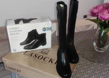 Kozaki Lasocki skórzane i Botki skórzane NOWErozmiar 37 TANIO
