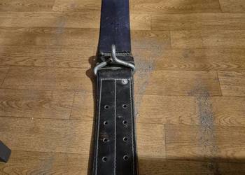 Pas biodrowy skorzano parciany