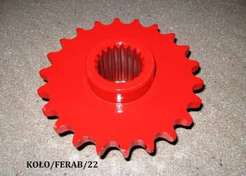 Koło łańcuchowe Z-22 3/4" fi 40 mm wielowpust do prasy Feraboli