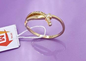 WYPRZEDAŻ !-30% Pierścionek r.19 Złoty pr.585 subtelny Z-1011 WYPRZEDAŻ !-30% Pierścionek r.19 Złoty pr.585 subtelny Z-1011