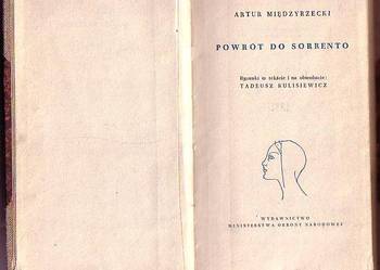 (6178) POWRÓT DO SORENTO – ARTUR MIĘDZYRZECKI