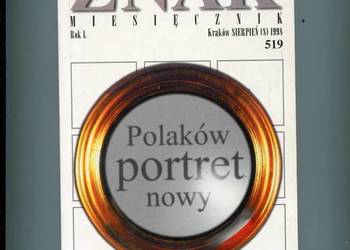 Znak Miesięcznik Kraków 1998 nr 519