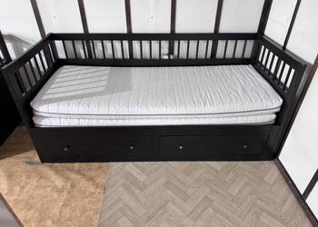 Łóżko leżanka IKEA HEMNES Lite drzewo Sosna 2 materace Transport