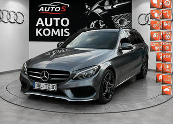 Mercedes C 300 Mercedes C300 W205 245KM Pakiet AMG Bogata Wersja Zarejestr…