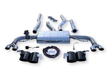 HEICO Volvo XC90 dyfuzor tylny z układem wydechowym z klapą sterującą B5 B6