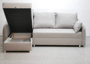 OJR DESIGN NOWOCZESNY NAROŻNIK z f.spania + pojem