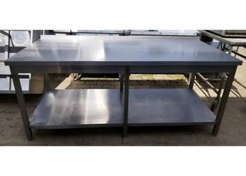 Stół Gastro z Półką - 200/90/85 cm - S 1507.O