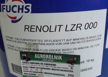 Smar do centralnego układu smarowania FUCHS RENOLIT LZR 000