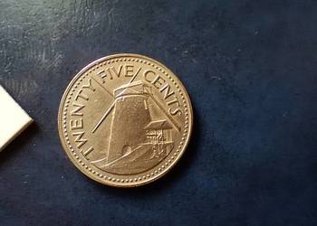 Stare monety 25 cent 1973 Barbados