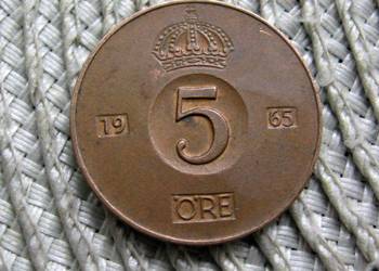 Szwecja 5 Ore 1965r