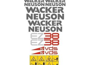 Naklejki oklejenie naklejka - WACKER NEUSON EZ38 Zamiennik