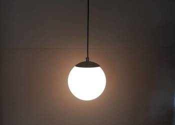 Lampa sufitowa ,szklany klosz