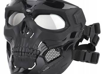MASKA CZASZKA NA MOTOR MOTOCYKLOWA PAINTBALL OCHRONNA TAKTYCZNA NA PREZENT