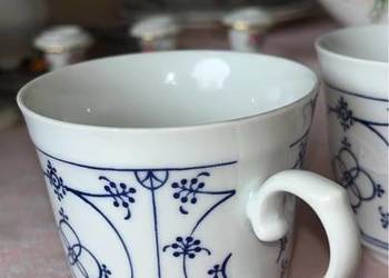 Wzór słomkowy-Indisch Blau. Filiżanka bez spodka.  Syg. From Marienbad. Ing