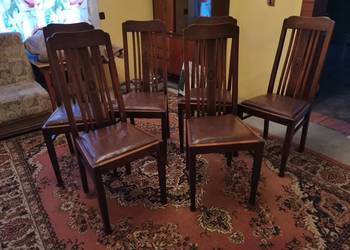 krzesła komplet antyk 6 szt