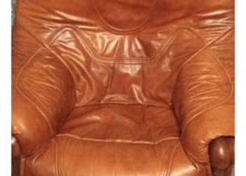 Fotel skórzany stan bardzo dobrym