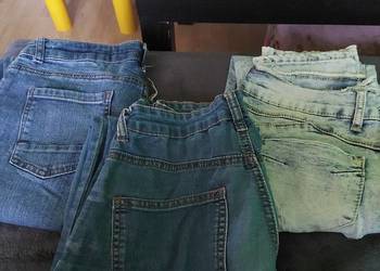Spodnie damskie dżinsowe roz. 38.x3.
