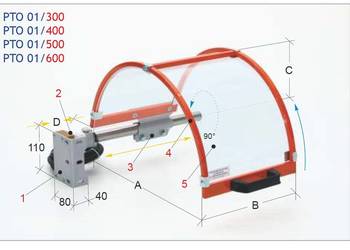 Osłona PTO 01/300, PTO 01/400, PTO 01/500