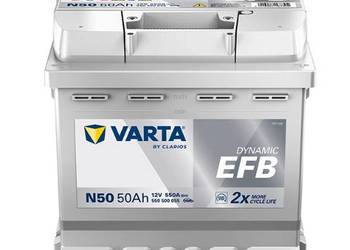 Akumulator 50Ah VARTA Blue Dynamic EFB N50 550A P+ DARMOWA DOSTAWA