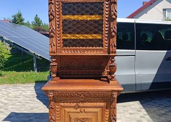 Stary kredens drewniany XIX-XX wiek
