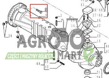 72117584, 76094092, 72117750, 336/A8242, Z101740, 702138, 7017797 ŚRUBA CNH