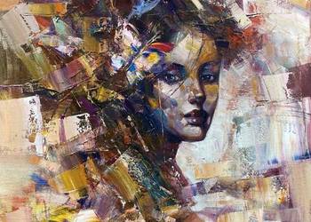 Pitsko Giennadij  madam Baterflaj 70x50 obraz olejny 2025 rok