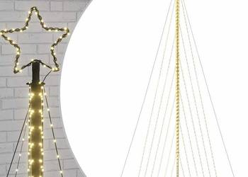 vidaXL Choinka LED 789 LEDs Ciepła biel 476 cm(SKU:4016444)