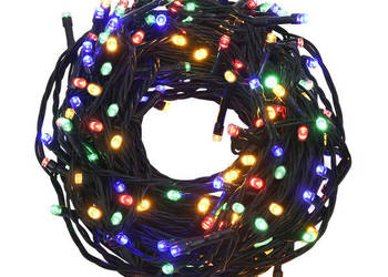 vidaXL Lampki LED, 1000 kolorowych diod, 100 m, PVC（SKU:343221）