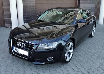AUDI A5 COUPE 2010r. 2,7TDI BIXENON, LEDY, skóry, nawigacja, PDCx2, zadbany