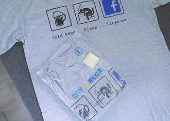2 w cenie 1 ,T-shirt L , kolor jasny popiel