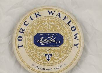 Pudełko po Torciku Waflowym Wedel 1974 r.