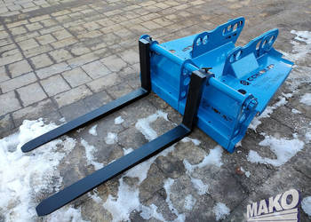 Widły CONQUIP 375kg do koparki system Miller fi 65 70 80 90