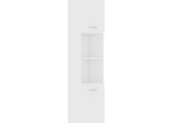 Szafka łazienkowa biała 30x30x179 cm materiał drewnopochodny WM-802624