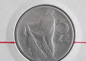 5 zł Rybak 1959 r. nr.1- skrętka